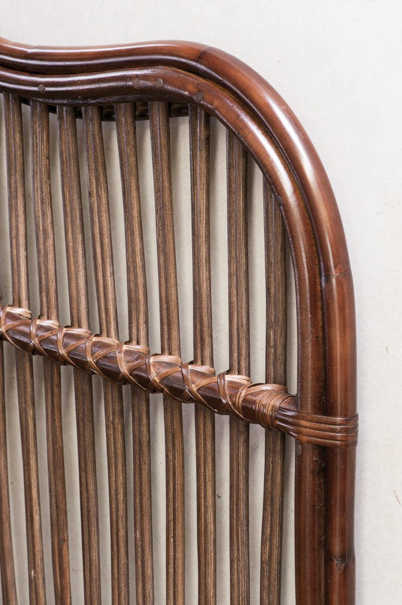 Curvare Headboard Brown Wash