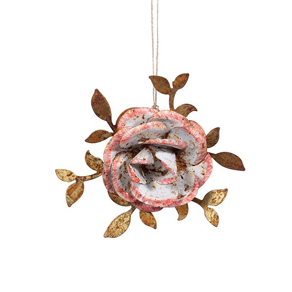 Rose Gilded Fleur Hanging Decoration