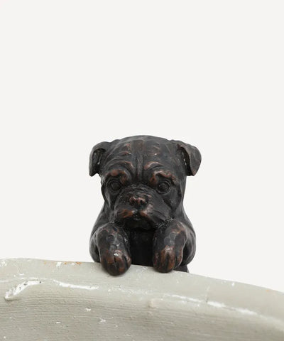 Hanging French Bulldog Dark Brown