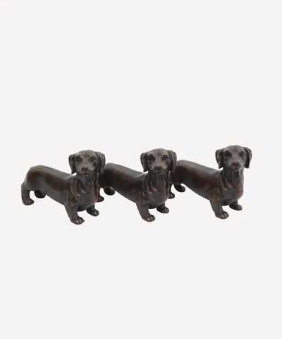 Dashund Pot Stand 3 Set