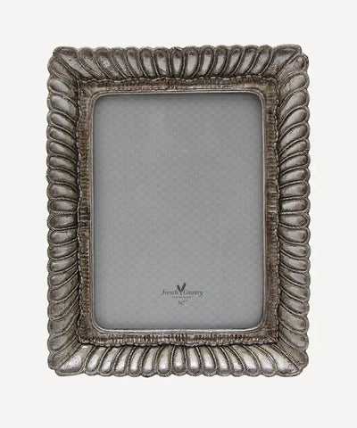 Fanned Rectangle Pewter Frame