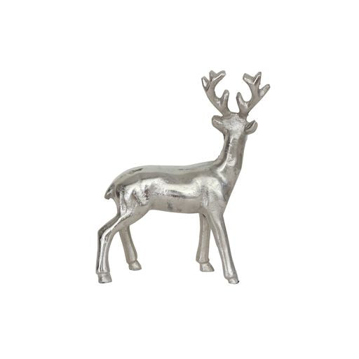 Antique Silver Deer Standing