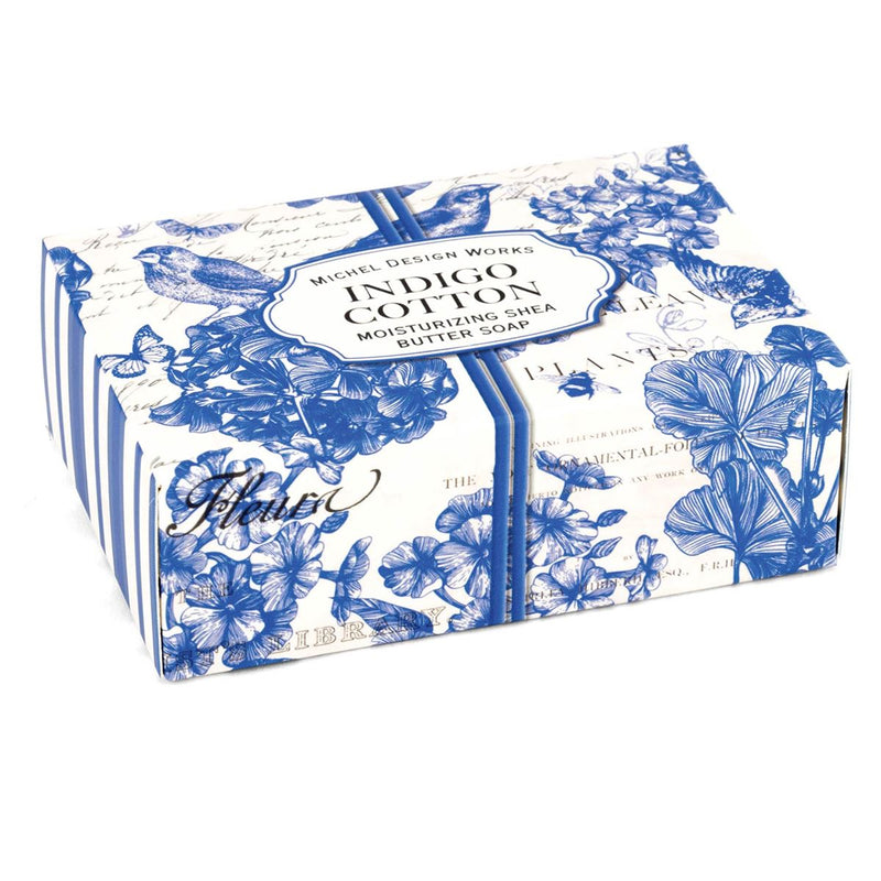 Single Boxed Soap Indigo Cotton