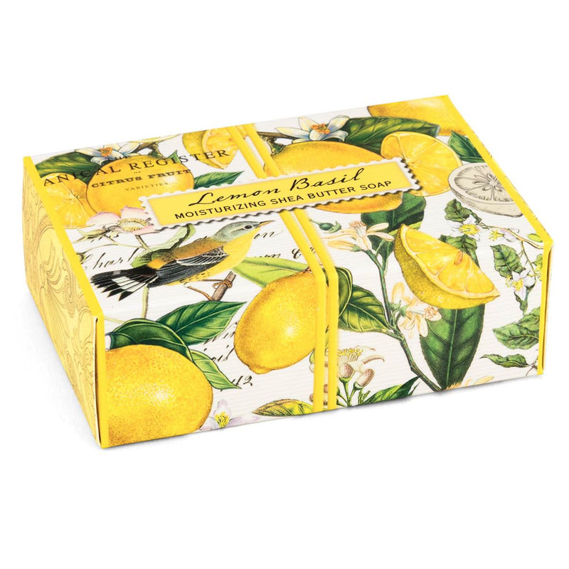 Single Boxed Soap Lemon Basil
