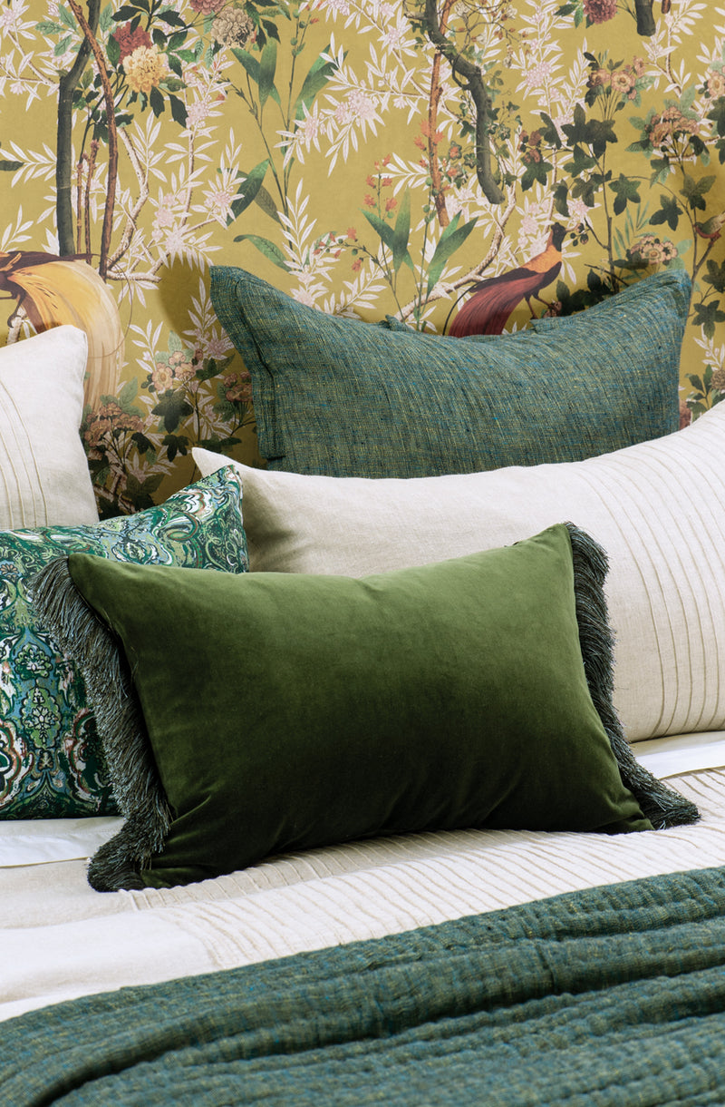 Tramonto Green Cushion